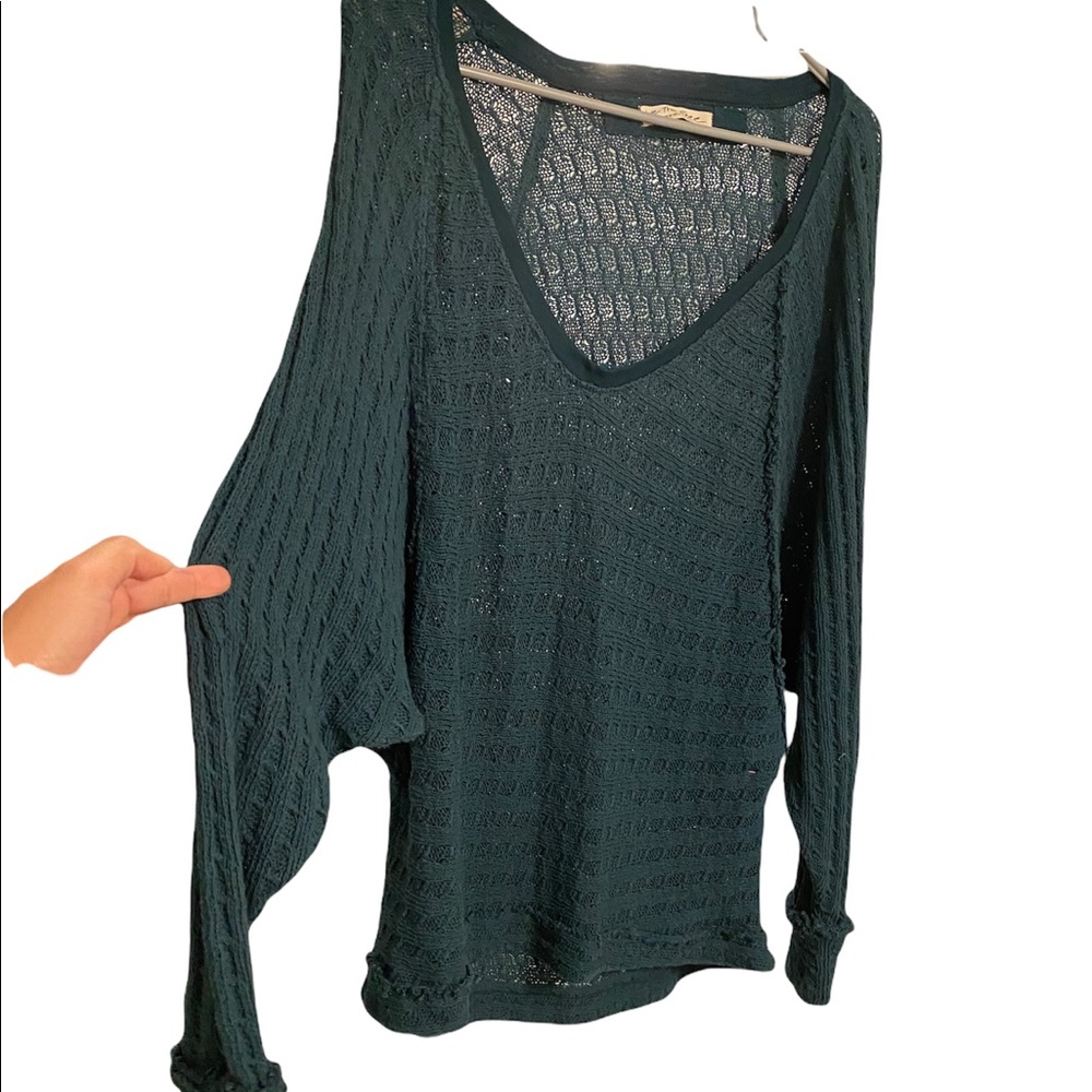 Free People Thien's Hacci Pullover Sweater - Picture 4 of 8